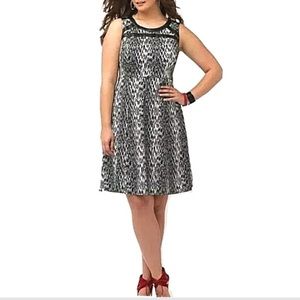 Lane Bryant animal print dress size 14